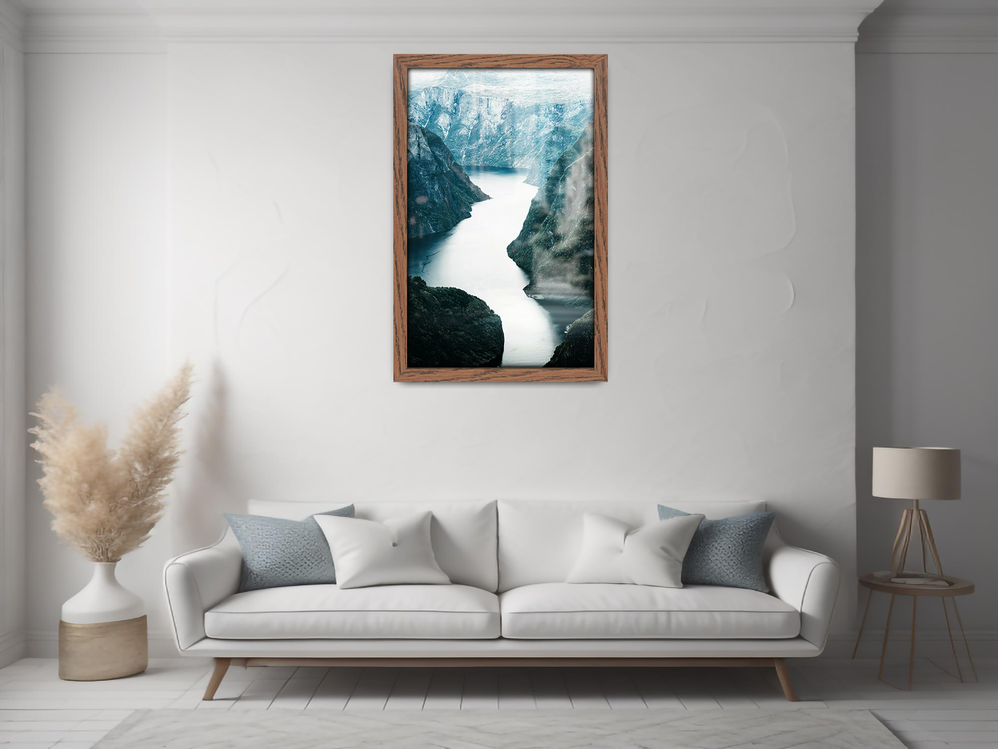 ( 40 x 50 CM ) / 16 x 20 Inch  |  Art Frames - MDF
 -  [ Dark Oak ]