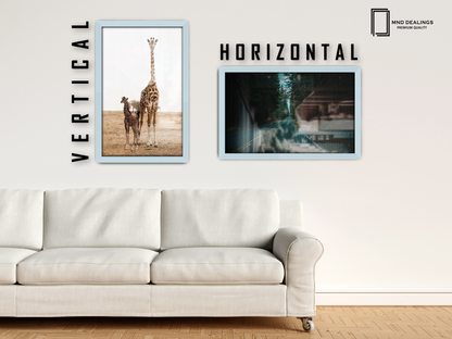 ( 40 x 50 CM ) / 16 x 20 Inch  |  Frames - MDF
 -  [ Light Grey ]