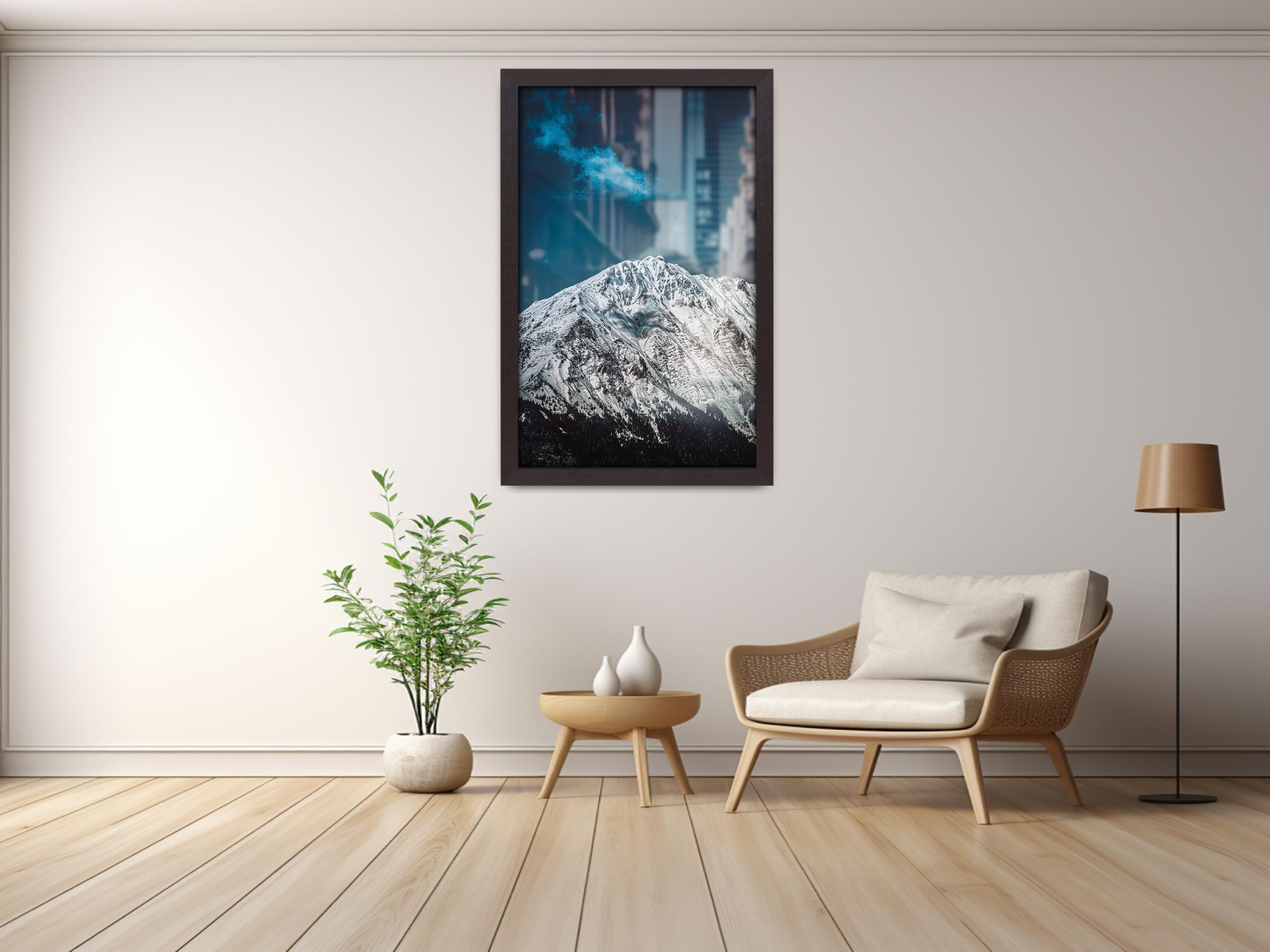 ( 40 x 50 CM ) / 16 x 20 Inch  |  Frames - MDF
 -  [ Mahogany ]