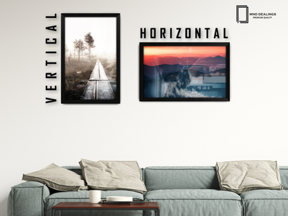 ( 40 x 50 CM ) / 16 x 20 Inch  |  Certificate Frames - MDF
 -  [ Matt Black ]
