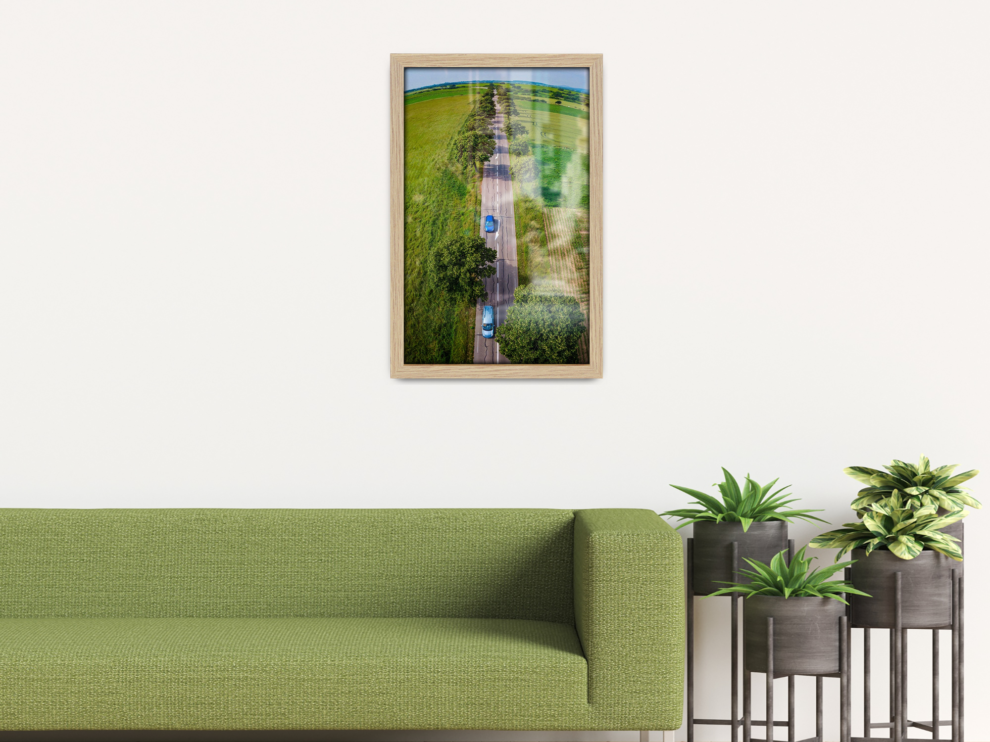 ( 40 x 50 CM ) / 16 x 20 Inch  |  Art Frames - MDF
 -  [ Oak ]