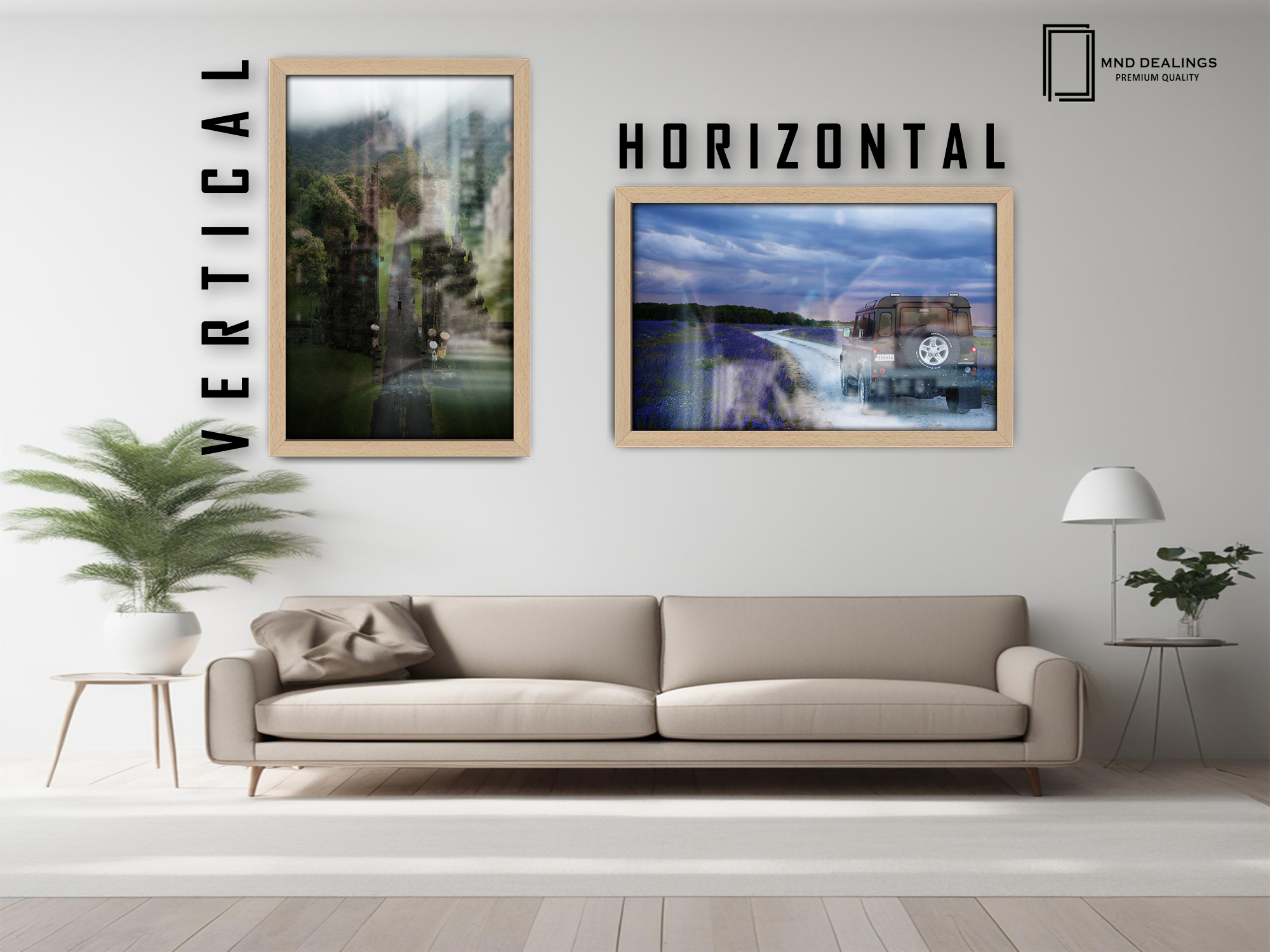 ( 40 x 60 CM ) / 24 x 16 Inch  |  Poster Frames - MDF
 -  [ Beech ]