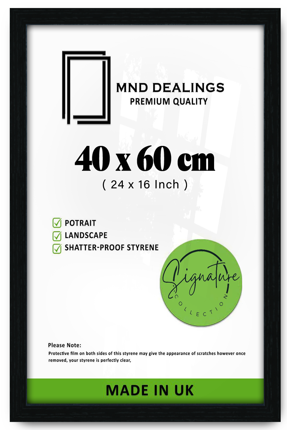( 40 x 60 CM ) / 24 x 16 Inch Certificate Frames - MDF