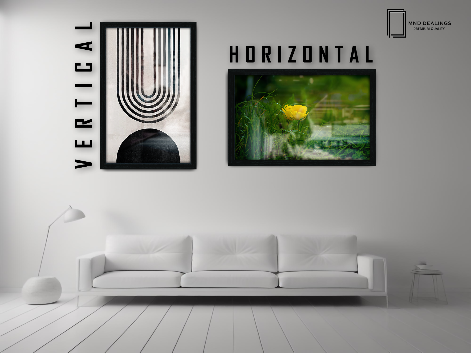 ( 40 x 60 CM ) / 24 x 16 Inch  |  Frames - MDF
 -  [ Black ]