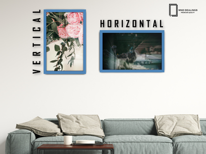 ( 40 x 60 CM ) / 24 x 16 Inch  |  Display Frame - MDF
 -  [ Blue ]