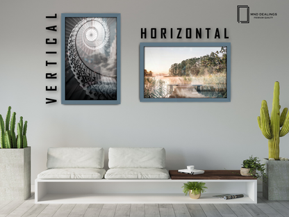 ( 40 x 60 CM ) / 24 x 16 Inch  |  Frames - MDF
 -  [ Dark Grey ]