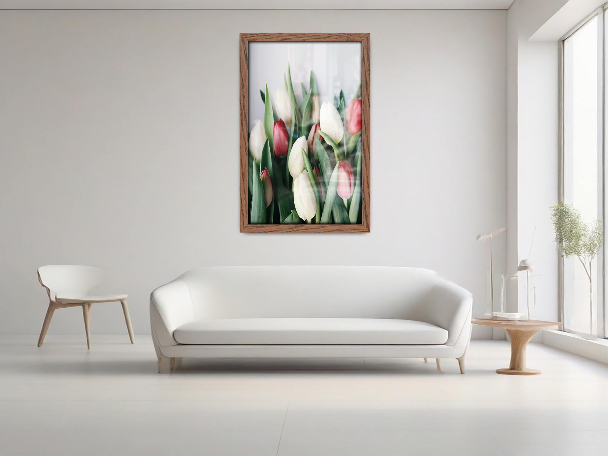 ( 40 x 60 CM ) / 24 x 16 Inch  |  Frames - MDF
 -  [ Dark Oak ]