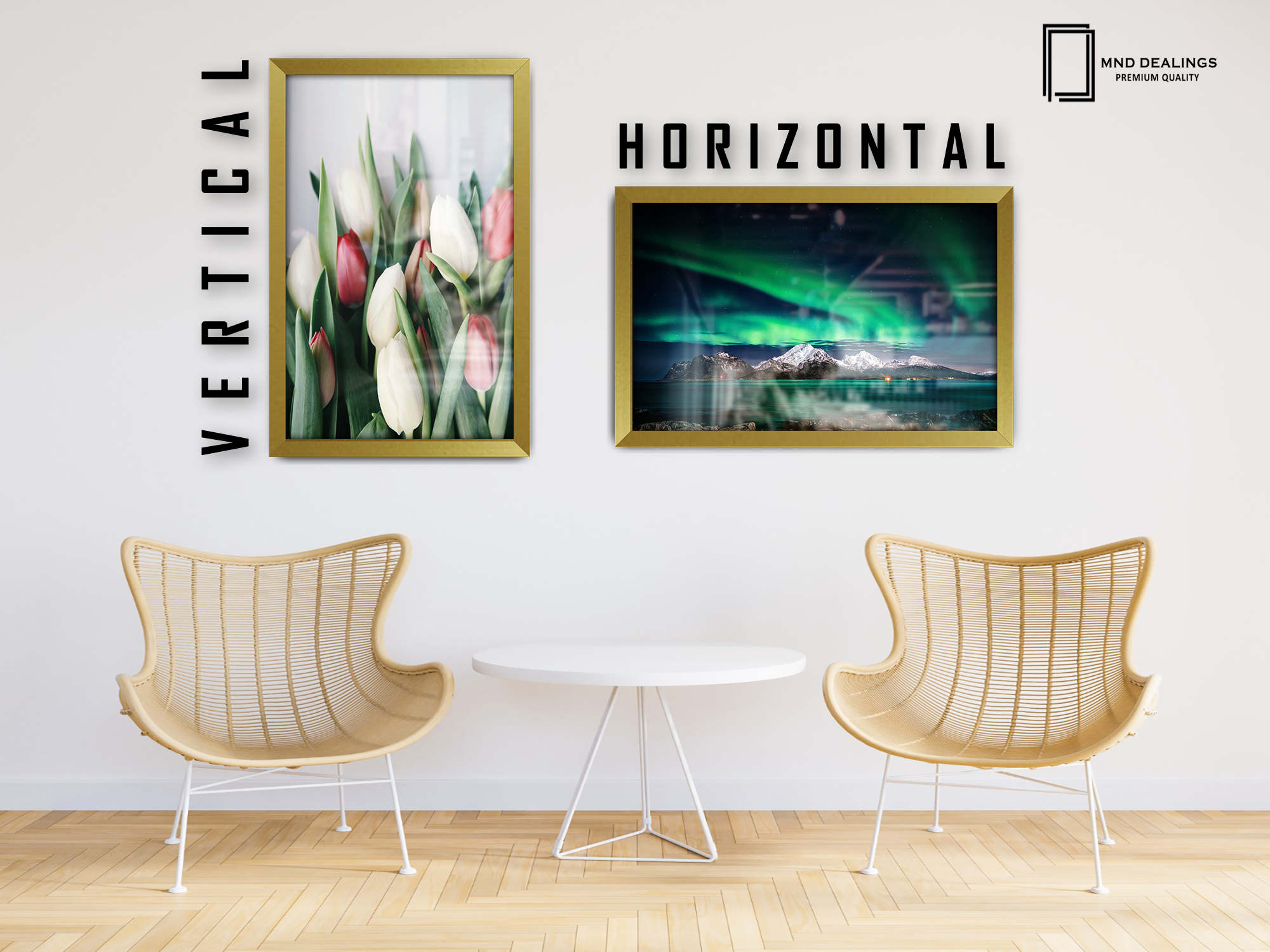 ( 40 x 60 CM ) / 24 x 16 Inch  |  Poster Frames - MDF
 -  [ Gold ]