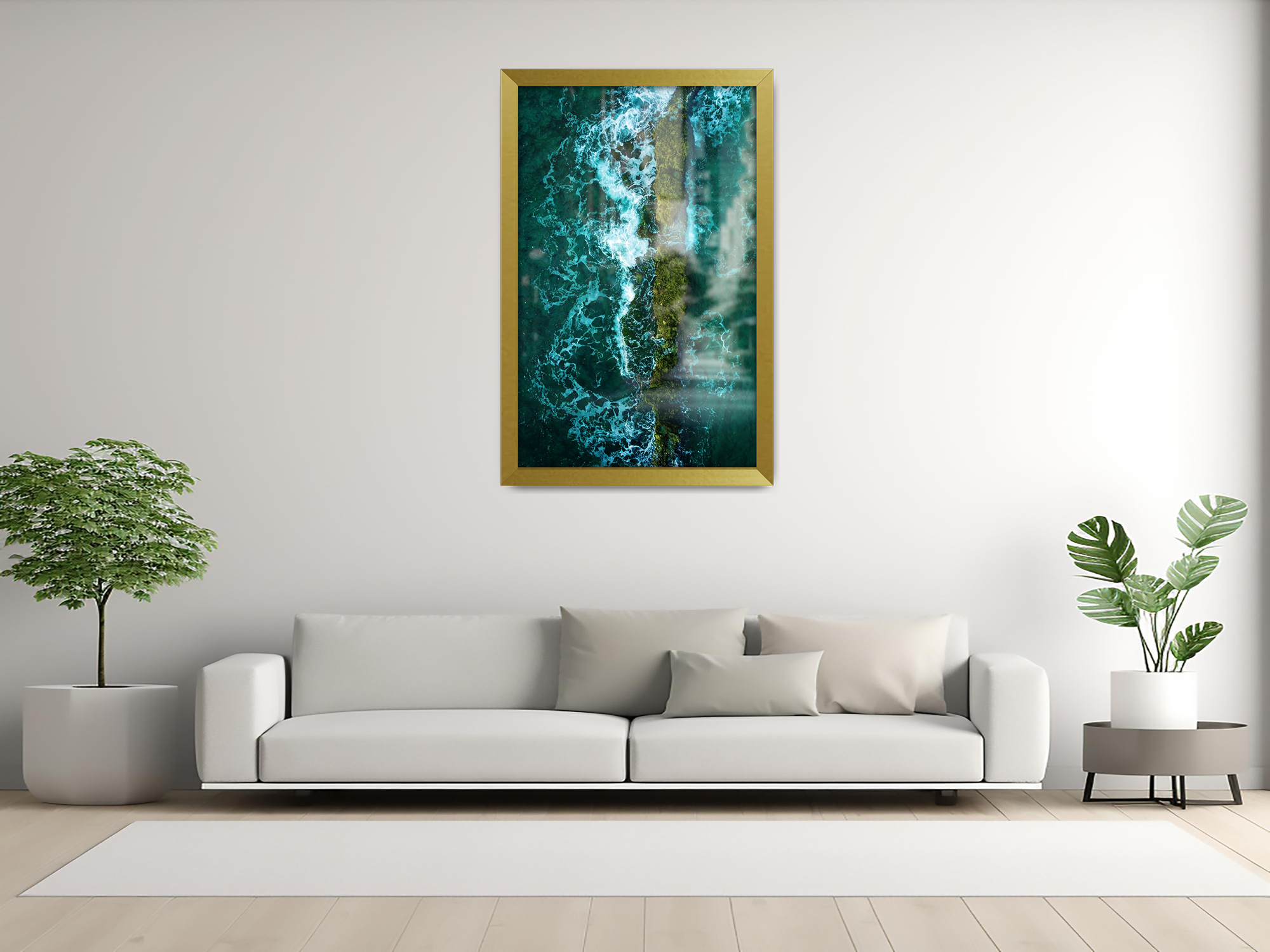( 40 x 60 CM ) / 24 x 16 Inch  |  Poster Frames - MDF
 -  [ Gold ]