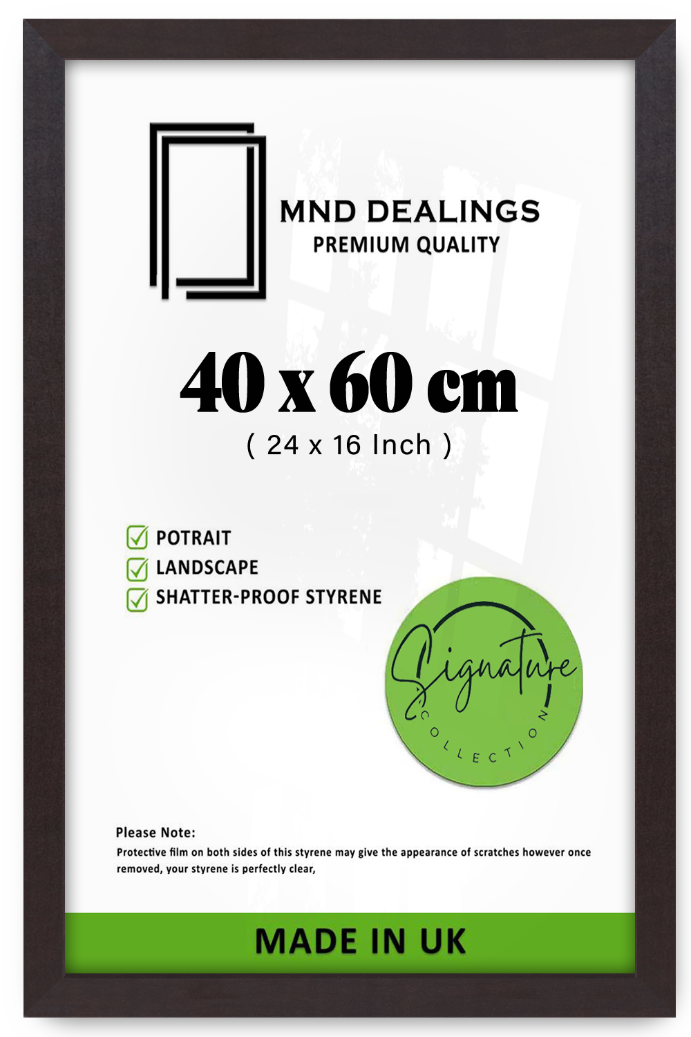 ( 40 x 60 CM ) / 24 x 16 Inch Certificate Frames - MDF