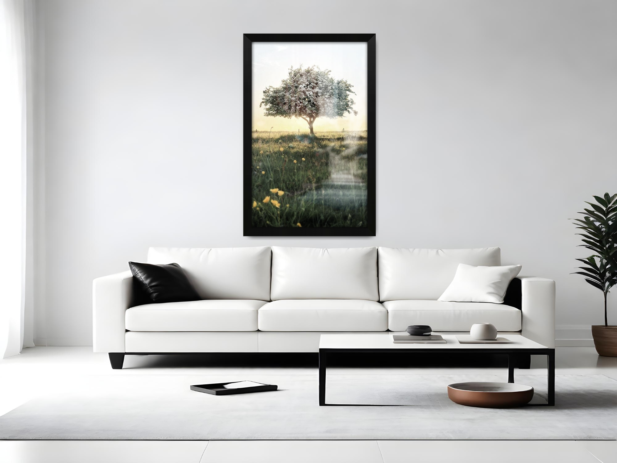 ( 40 x 60 CM ) / 24 x 16 Inch  |  Picture Frames - MDF
 -  [ Matt Black ]