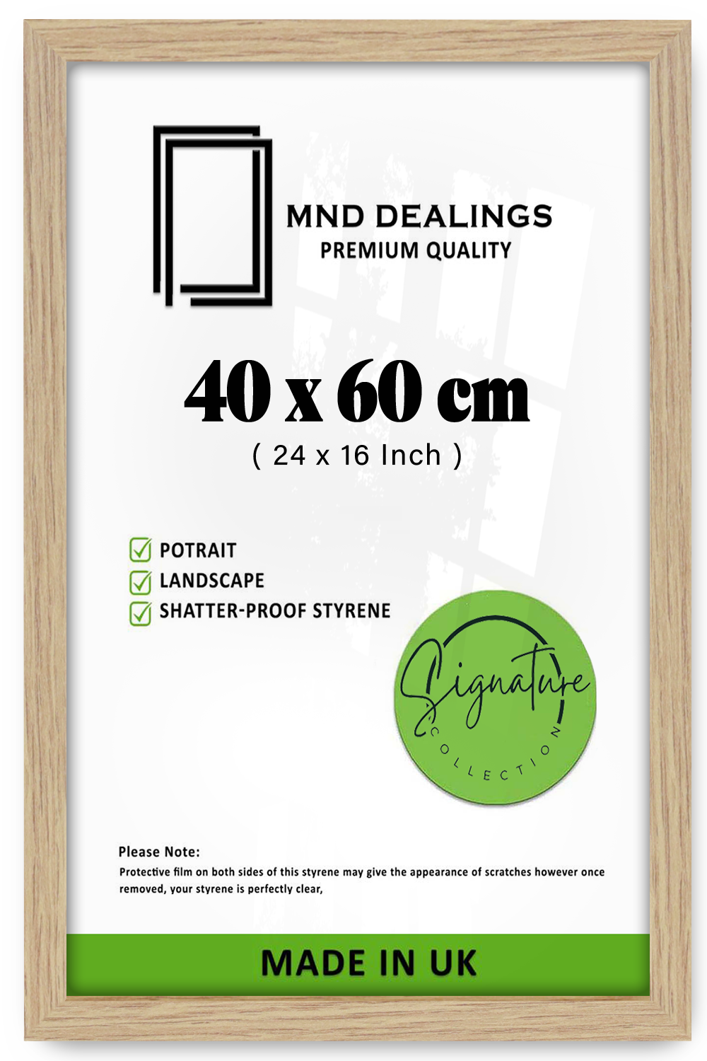 ( 40 x 60 CM ) / 24 x 16 Inch Certificate Frames - MDF