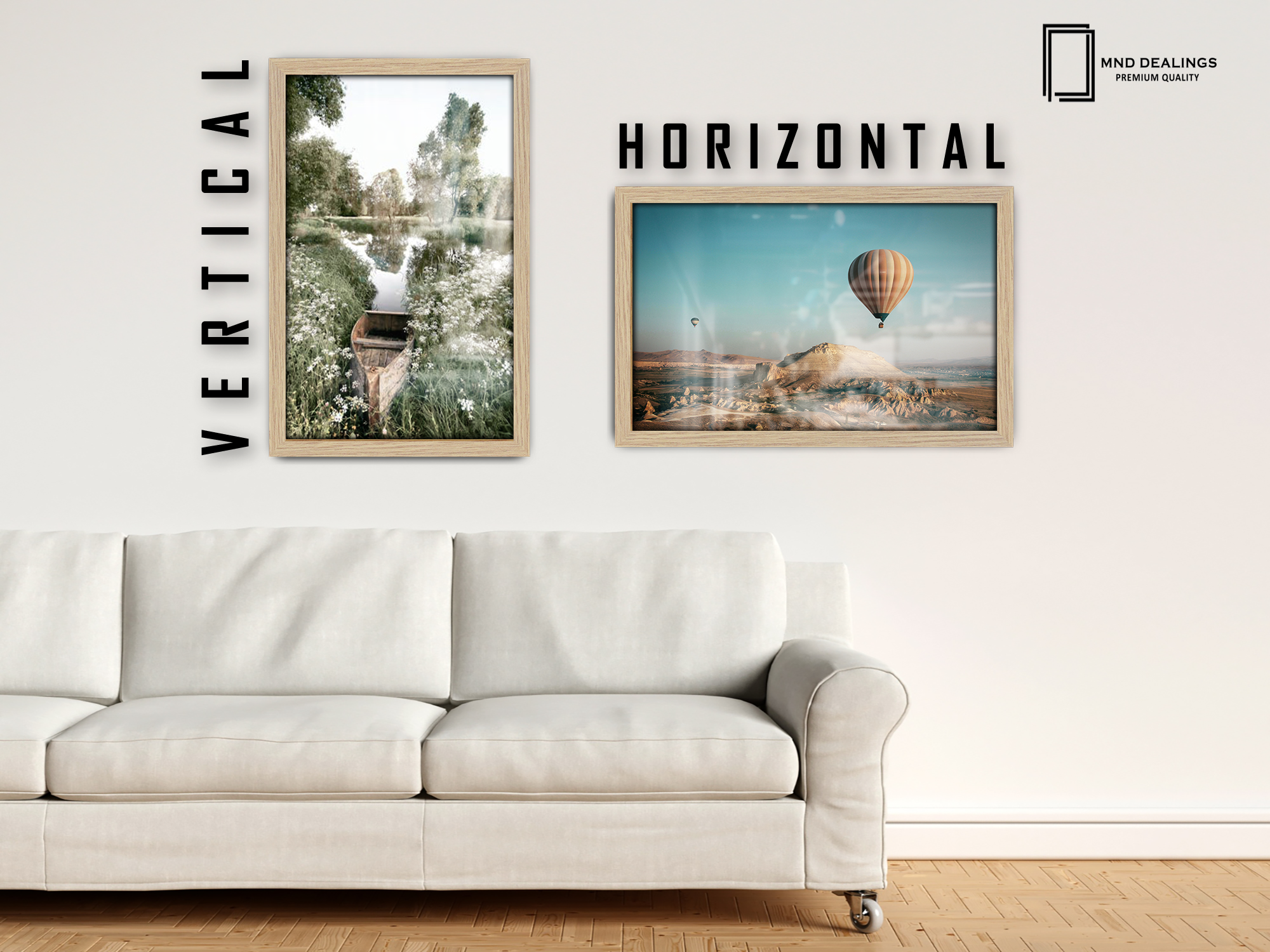( 40 x 60 CM ) / 24 x 16 Inch  |  Poster Frames - MDF
 -  [ Oak ]