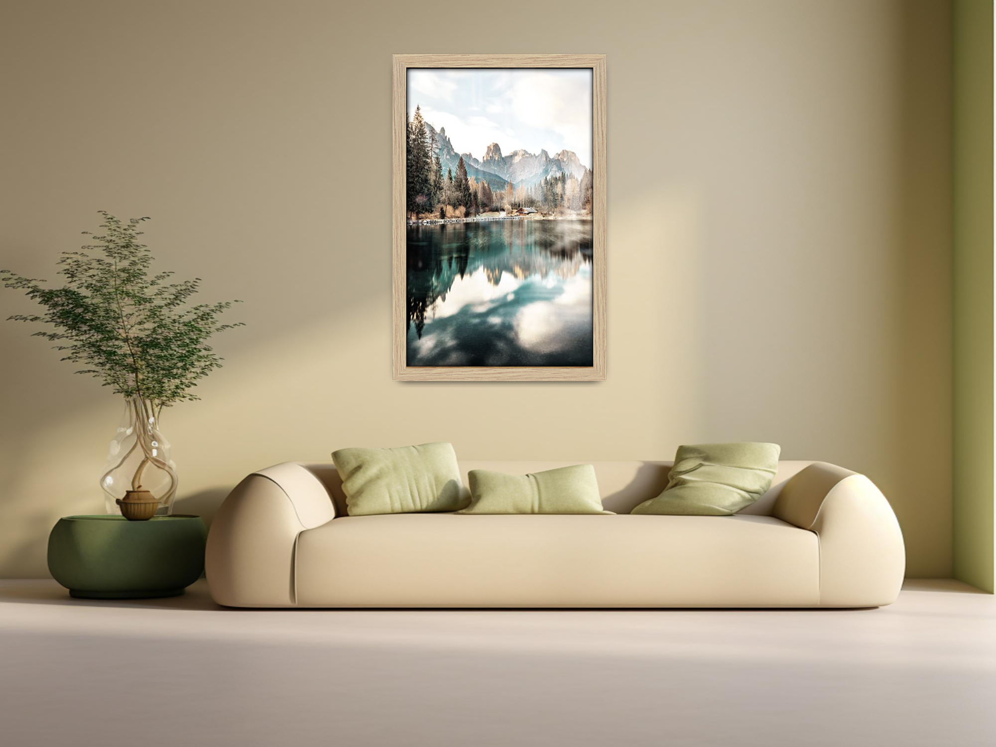 ( 40 x 60 CM ) / 24 x 16 Inch  |  Poster Frames - MDF
 -  [ Oak ]