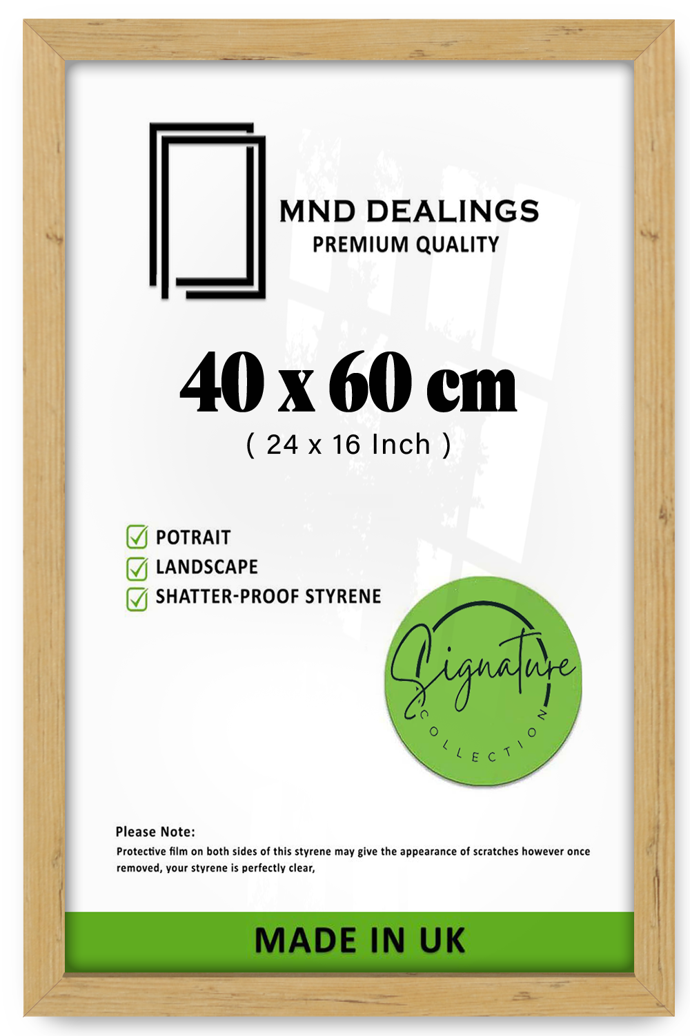 ( 40 x 60 CM ) / 24 x 16 Inch Certificate Frames - MDF