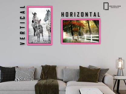 ( 40 x 60 CM ) / 24 x 16 Inch  |  Display Frame - MDF
 -  [ Pink ]