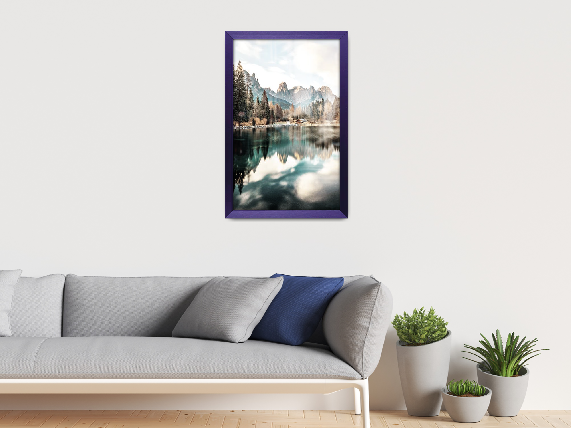 ( 40 x 60 CM ) / 24 x 16 Inch  |  Certificate Frames - MDF
 -  [ Purple ]