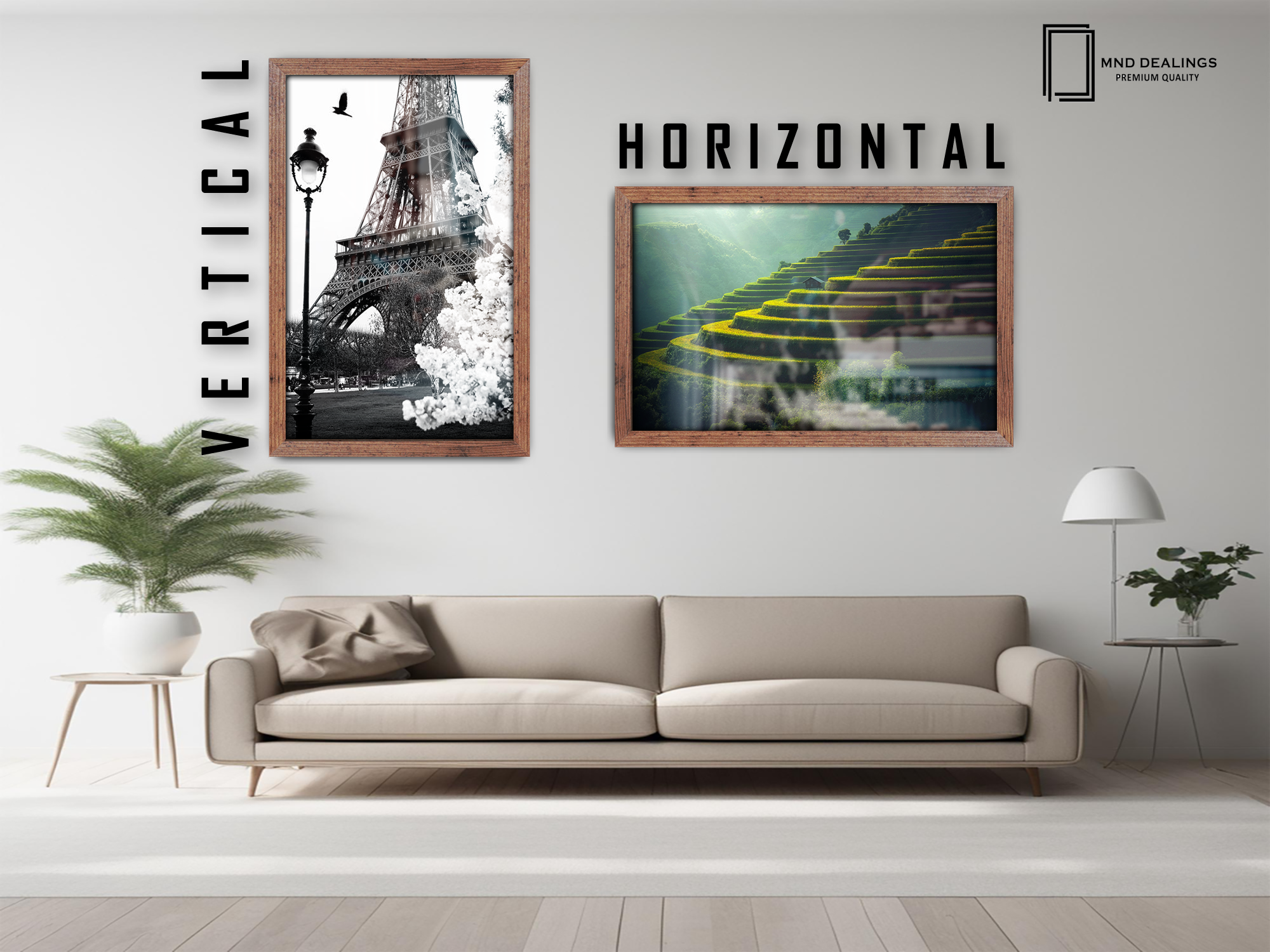 ( 40 x 60 CM ) / 24 x 16 Inch  |  Photo Frames - MDF
 -  [ Rustic ]