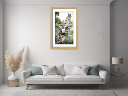 ( 40 x 60 cm ) / 24 x 16 Inch with 50 x 30 cm White Mount Frames - MDF