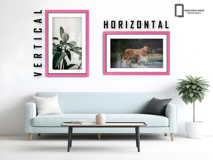 ( 40 x 60 cm ) / 24 x 16 Inch with 50 x 30 cm White Mount Frames - MDF