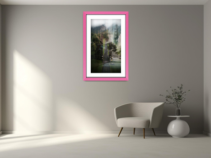 ( 40 x 60 cm ) / 24 x 16 Inch with 50 x 30 cm White Mount Frames - MDF