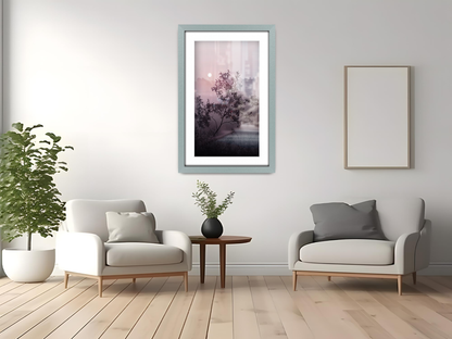 ( 40 x 60 cm ) / 24 x 16 Inch with 50 x 30 cm White Mount Frames - MDF