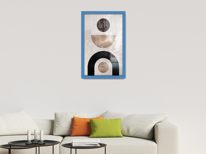 ( 42 x 60 CM ) / 24 x 16.5 Inch  |  Poster Frames - MDF
 -  [ Blue ]