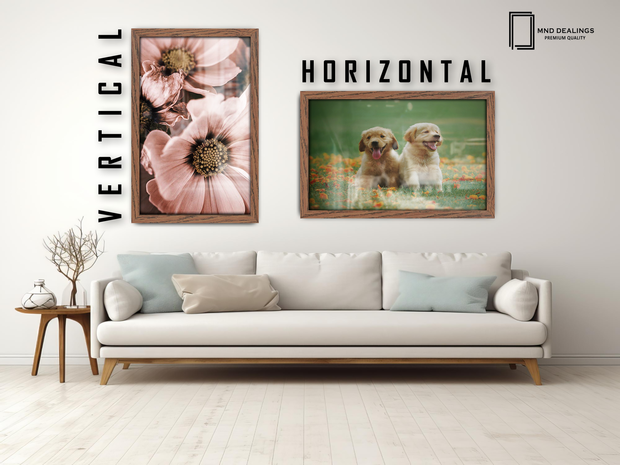 ( 42 x 60 CM ) / 24 x 16.5 Inch  |  Frames - MDF
 -  [ Dark Oak ]
