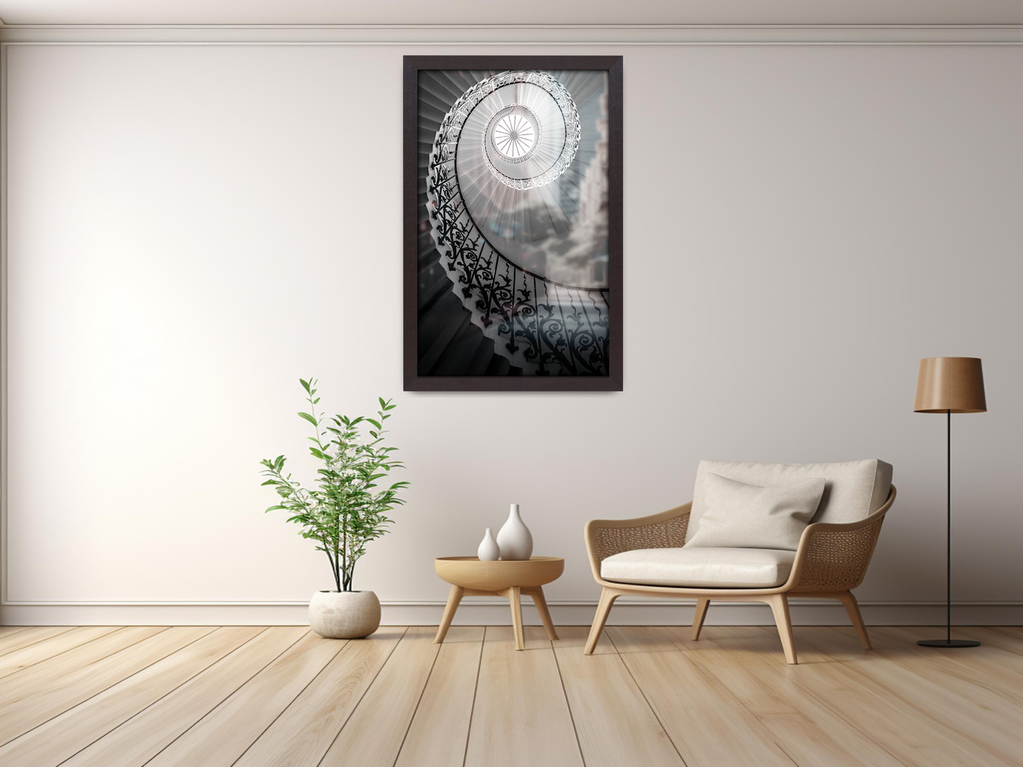 ( 42 x 60 CM ) / 24 x 16.5 Inch  |  Frames - MDF
 -  [ Mahogany ]