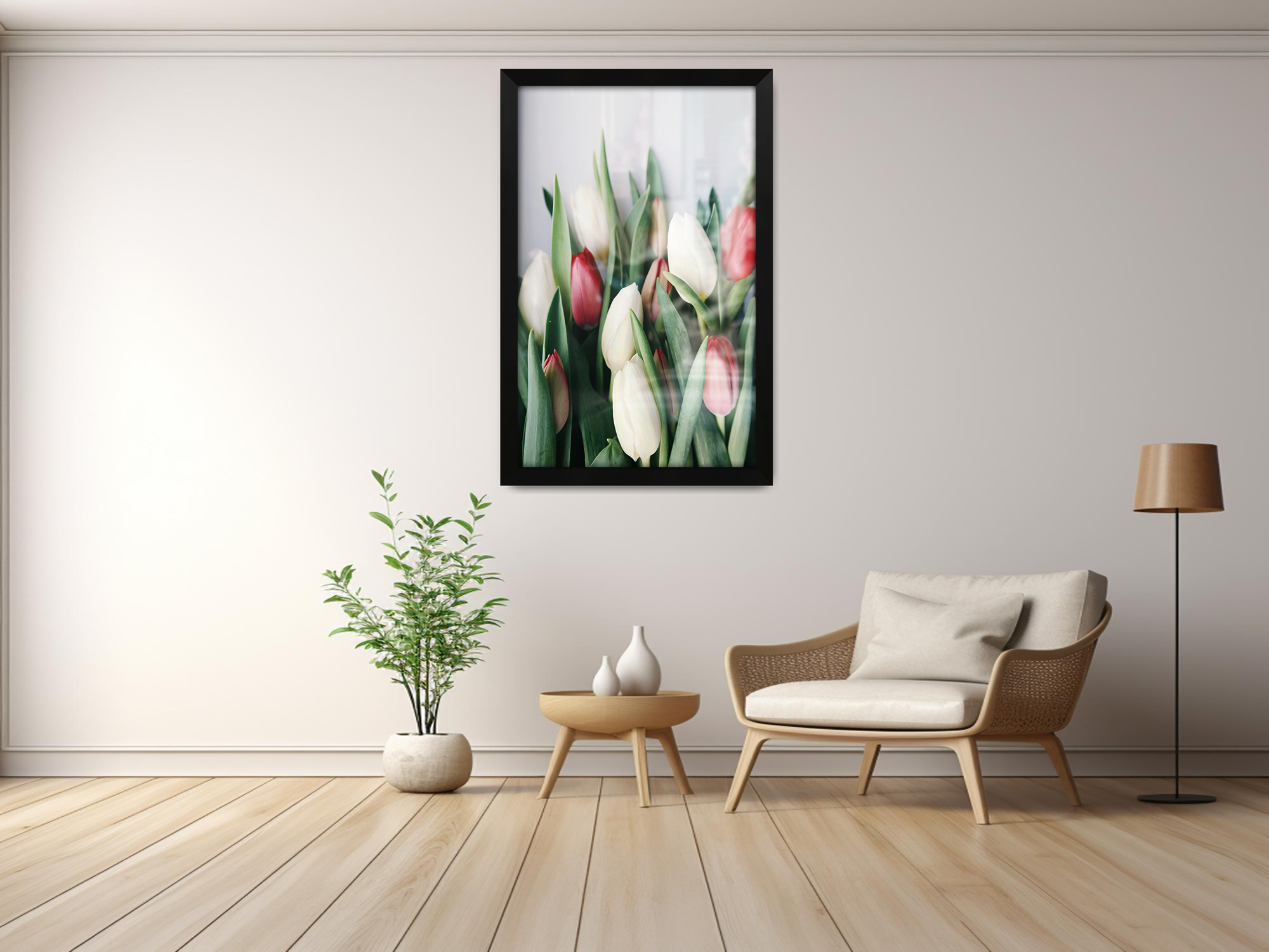 ( 42 x 60 CM ) / 24 x 16.5 Inch  |  Art Frames - MDF
 -  [ Matt Black ]
