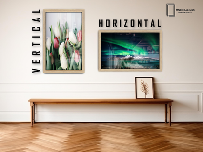 ( 42 x 60 CM ) / 24 x 16.5 Inch  |  Frames - MDF
 -  [ Oak ]