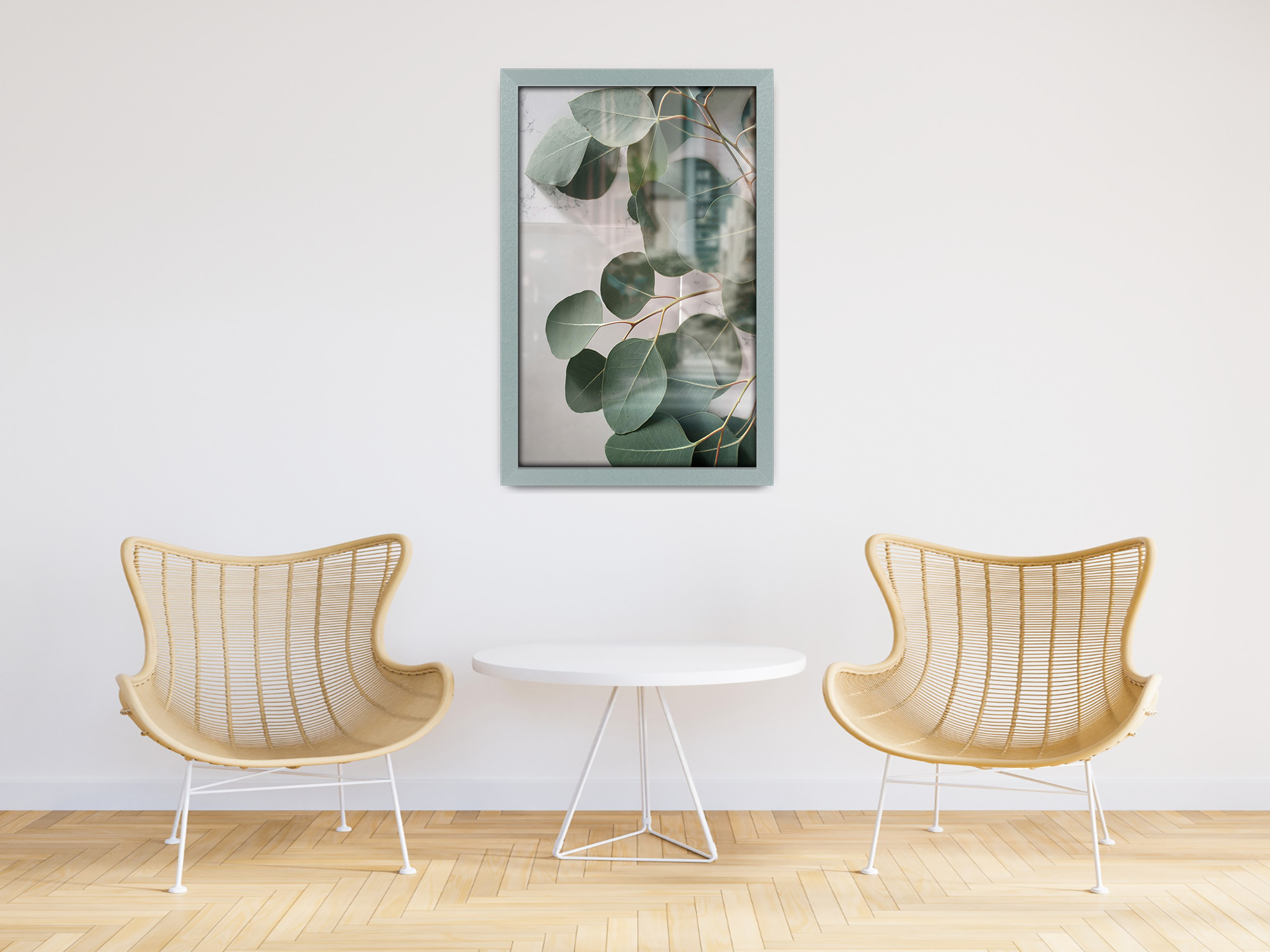 ( 42 x 60 CM ) / 24 x 16.5 Inch  |  Frames - MDF
 -  [ Silver ]
