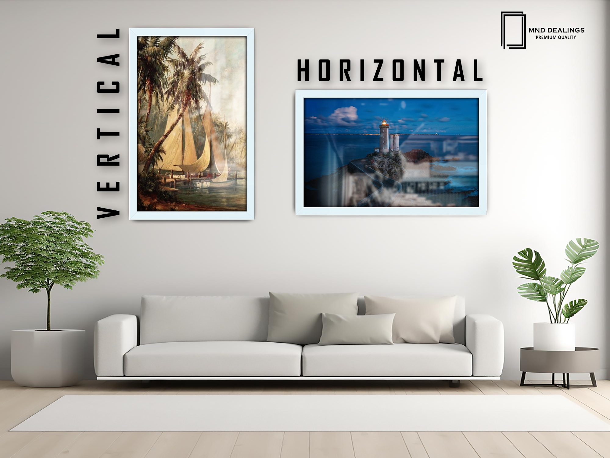 ( 42 x 60 CM ) / 24 x 16.5 Inch  |  Certificate Frames - MDF
 -  [ White ]