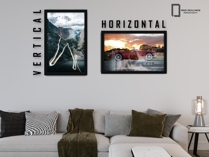 ( 45 x 55 CM ) / 18 x 22 Inch  |  Art Frames - MDF
 -  [ Black ]