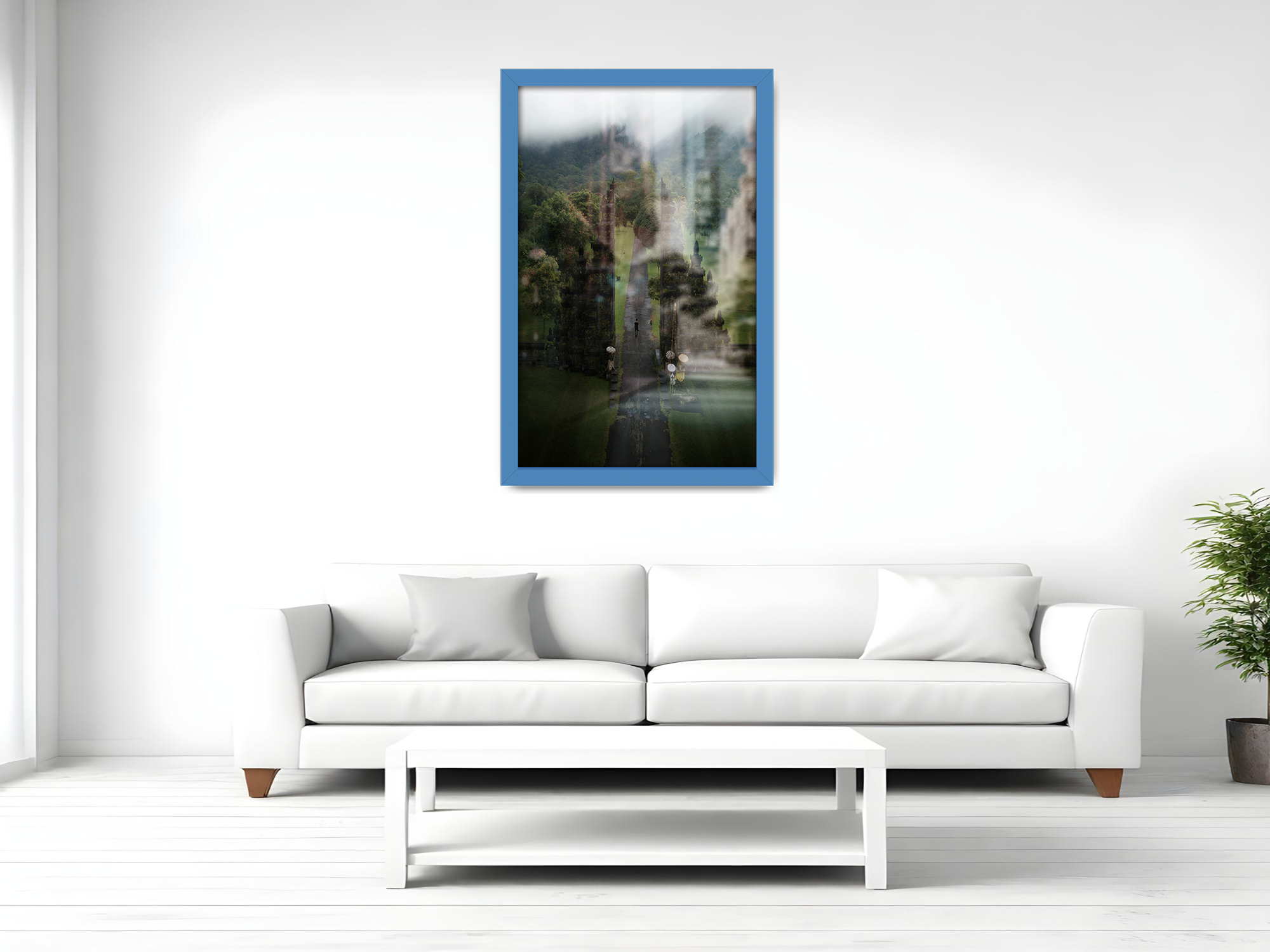 ( 45 x 55 CM ) / 18 x 22 Inch  |  Certificate Frames - MDF
 -  [ Blue ]