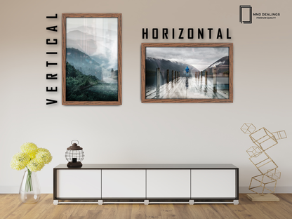 ( 45 x 55 CM ) / 18 x 22 Inch  |  Frames - MDF
 -  [ Dark Oak ]
