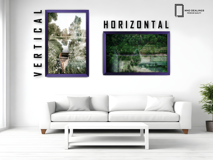 ( 45 x 55 CM ) / 18 x 22 Inch  |  Display Frame - MDF
 -  [ Purple ]