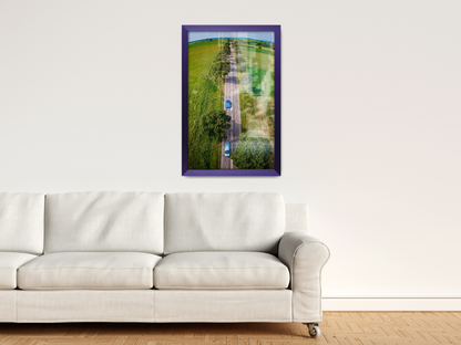 ( 45 x 55 CM ) / 18 x 22 Inch  |  Display Frame - MDF
 -  [ Purple ]