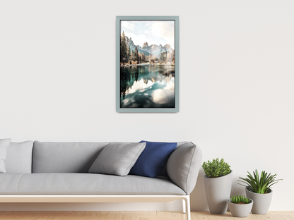 ( 45 x 55 CM ) / 18 x 22 Inch  |  Display Frame - MDF
 -  [ Silver ]