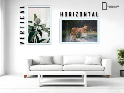 ( 45 x 55 CM ) / 18 x 22 Inch  |  Display Frame - MDF
 -  [ White ]
