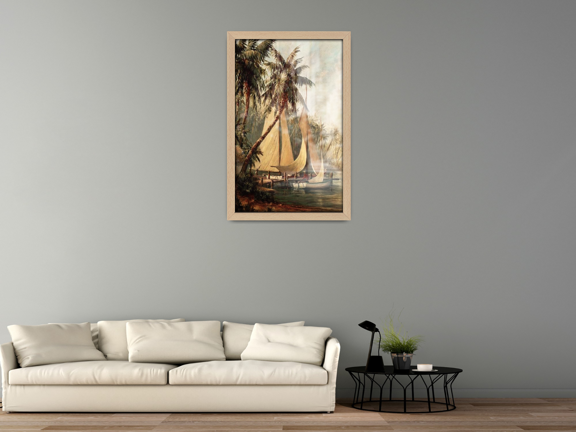 ( 45 x 60 CM ) / 24 x 18 Inch  |  Poster Frames - MDF
 -  [ Beech ]
