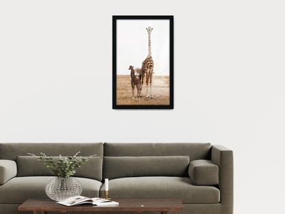 ( 45 x 60 CM ) / 24 x 18 Inch  |  Display Frame - MDF
 -  [ Black ]
