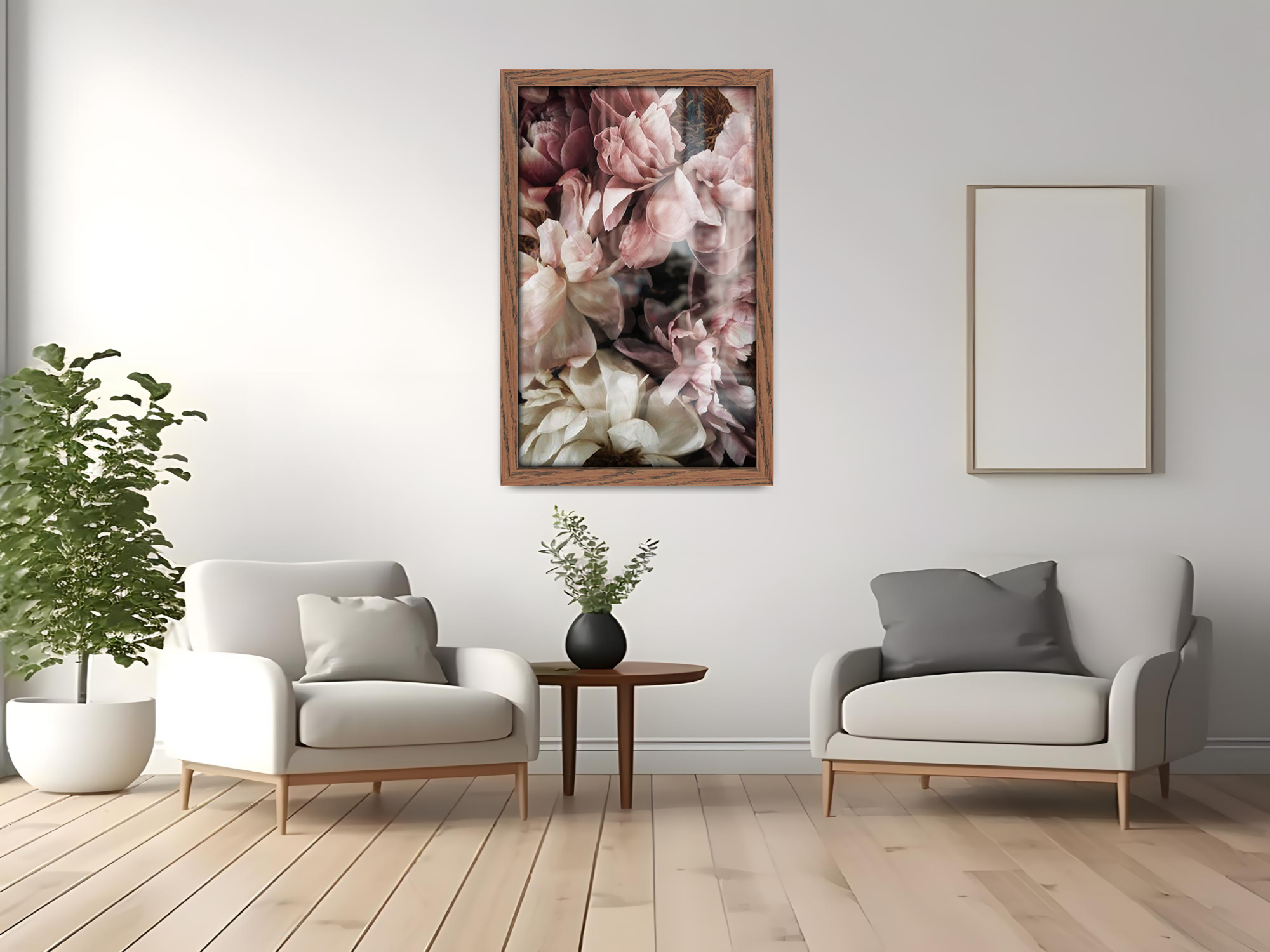 ( 45 x 60 CM ) / 24 x 18 Inch  |  Poster Frames - MDF
 -  [ Dark Oak ]