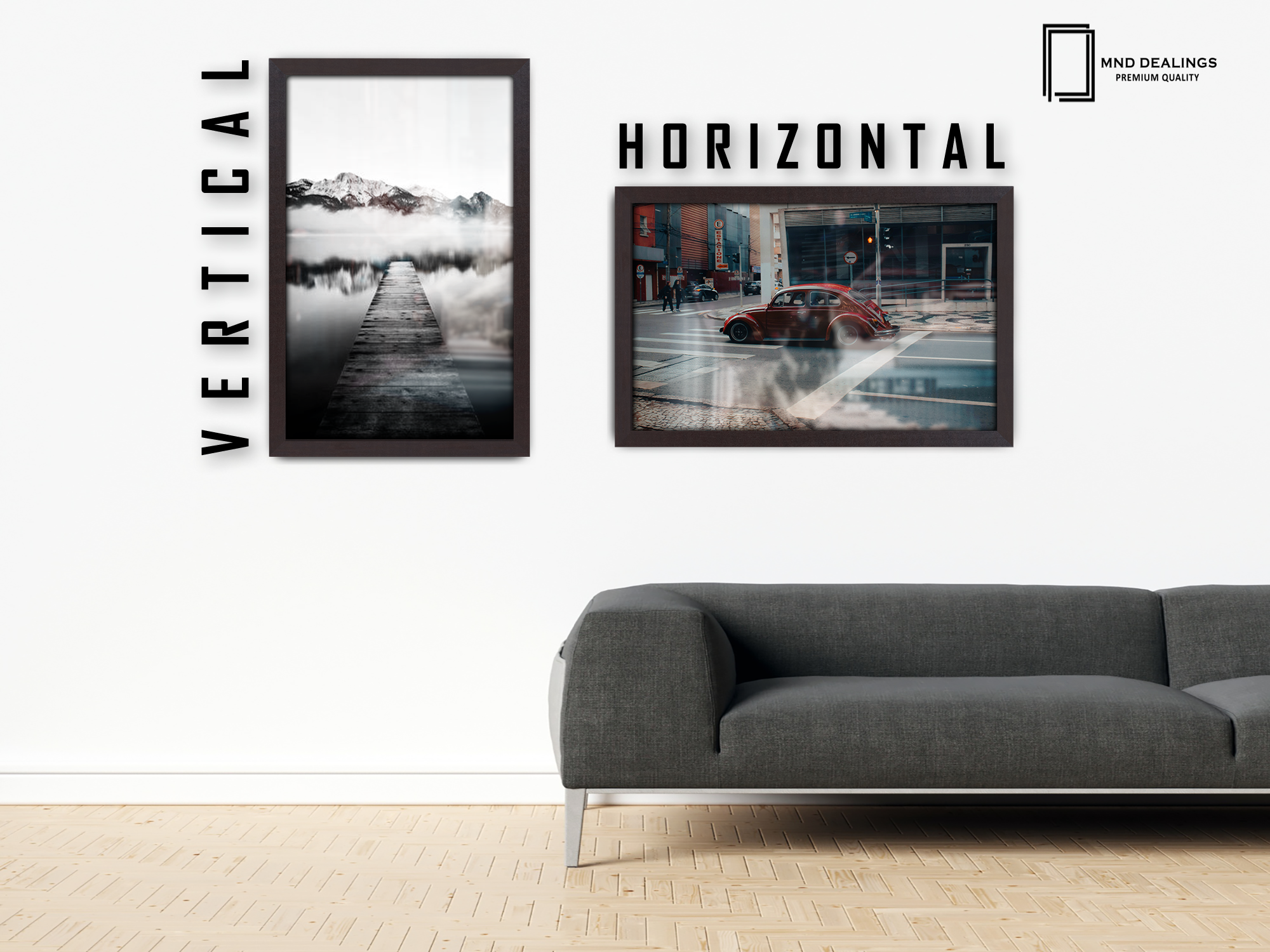 ( 45 x 60 CM ) / 24 x 18 Inch Picture Frames - MDF