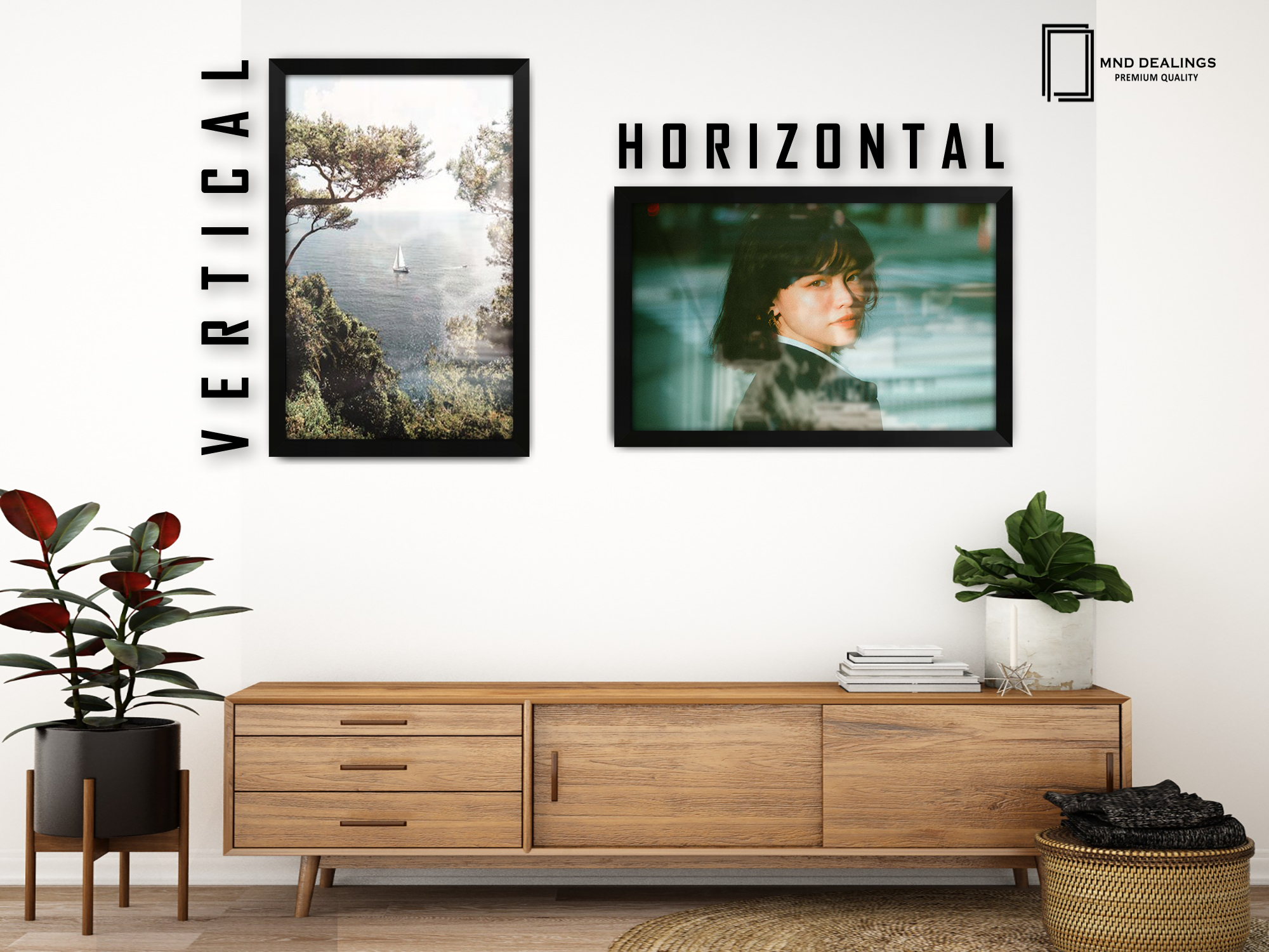 ( 45 x 60 CM ) / 24 x 18 Inch Picture Frames - MDF