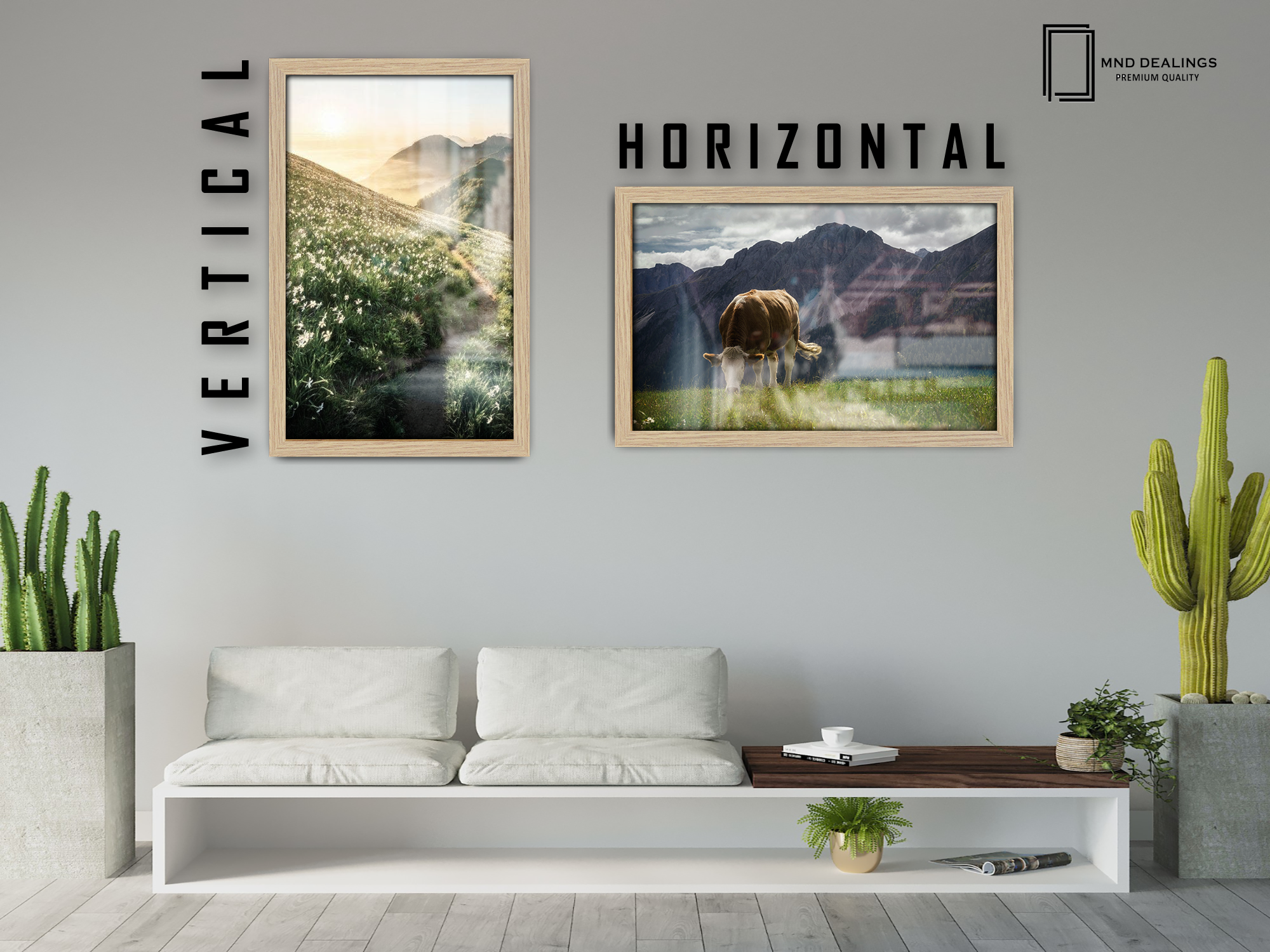( 45 x 60 CM ) / 24 x 18 Inch Picture Frames - MDF