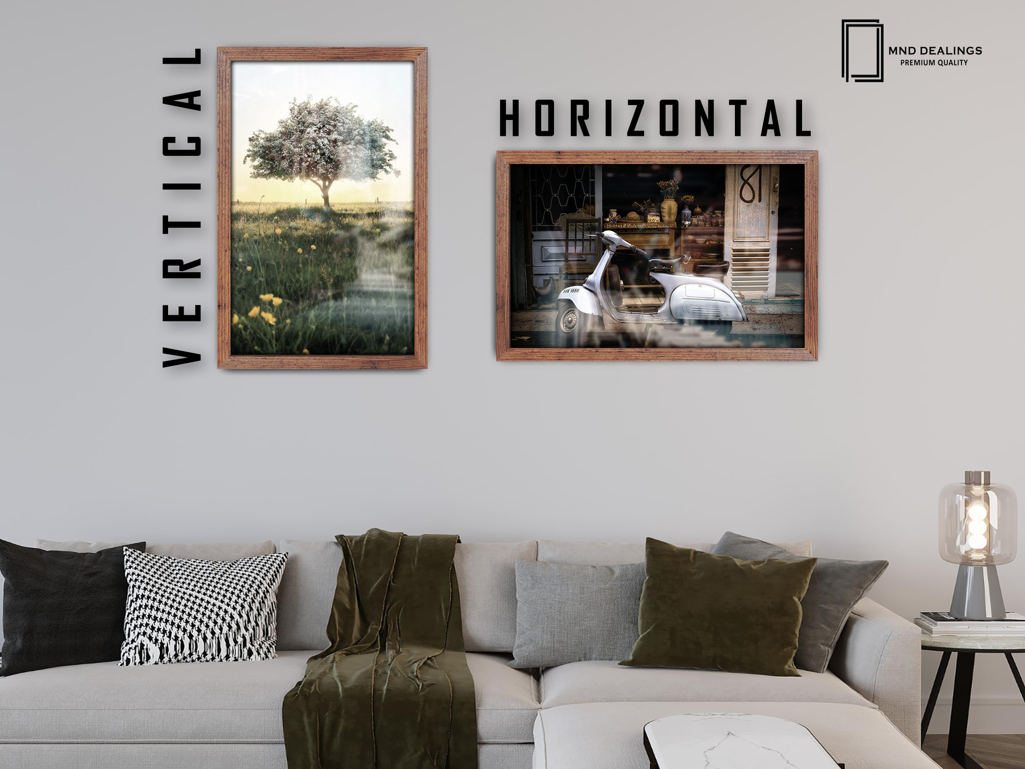 ( 45 x 60 CM ) / 24 x 18 Inch  |  Certificate Frames - MDF
 -  [ Rustic ]