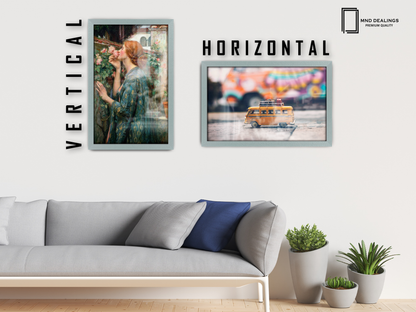 ( 45 x 60 CM ) / 24 x 18 Inch  |  Photo Frames - MDF
 -  [ Silver ]