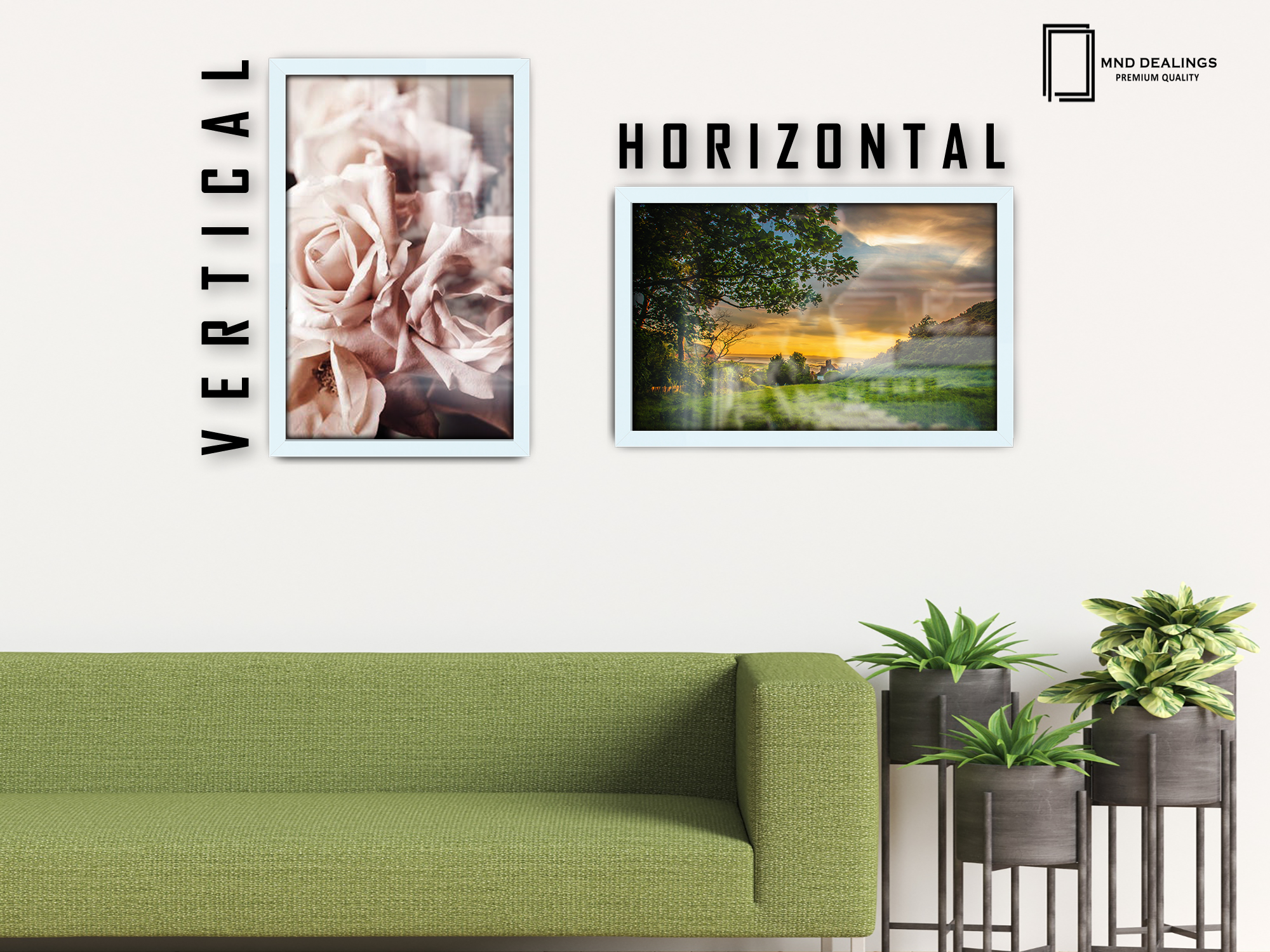 ( 45 x 60 CM ) / 24 x 18 Inch Picture Frames - MDF