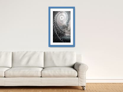 ( 45 x 60 cm ) / 24 x 18 Inch with 45 x 30 cm White Mount Poster Frames - MDF